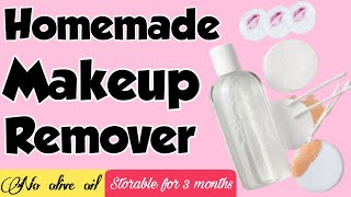 How to make makeup remover at home  DIY homemade makeup remover  makeup remover making at home [upl. by Nakeber]