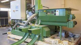 RUF Biomass Briquetting Machine  MDF and Sawdust [upl. by Oiromed230]