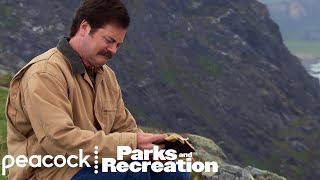 Ron Swanson Visits Lagavulin Distillery  Parks and Recreation [upl. by Koerlin168]