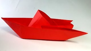 Como hacer un Barco de papel Origami  How to Make an Origami Paper Boat [upl. by Htennek]