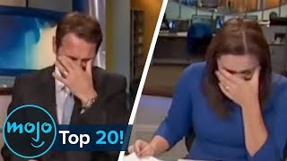 Top 20 Hilarious News Reporting Fails [upl. by Woothen]