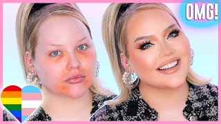 FEMINIZING Makeup Hacks  Transgender Tutorial  NikkieTutorials [upl. by Avevoneg]