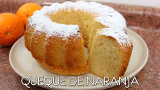 Queque de naranja FÁCIL DELICIOSO Y ESPONJOSO  Come como príncipe [upl. by Adnarram]