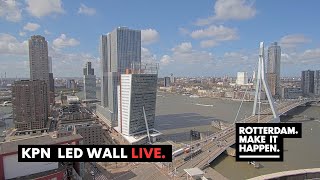 Live Stream  Erasmusbrug Rotterdam  KPN Led Wall [upl. by Stein]