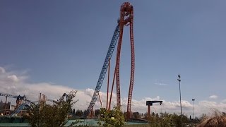 Divertical HD POV  Mirabilandia Worlds tallest water coaster [upl. by Ahsilek]