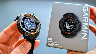 Garmin Instinct 3  Unboxing amp Full REVIEW [upl. by Llertnor]