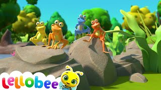 Five Little Speckled Frogs   Nursery Rhymes amp Kids Songs  Baby Videos  LittleBabyBum [upl. by Adley]