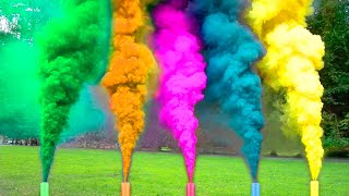 DIY How to Make Colored Smoke Bombs At Home [upl. by Afas]