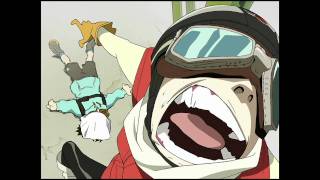 FLCL Official English Clip  Haruko arrives with a BANG on DVD amp BD 22211 [upl. by Nilra134]