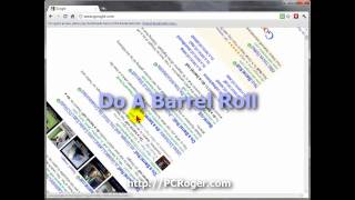 Make Google Do A Barrel Roll [upl. by Eserehc123]