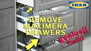 How to Remove IKEA Maximera Drawers [upl. by Osher243]