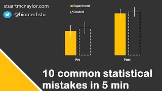 Ten Statistical Mistakes in 5 Min [upl. by Margie]