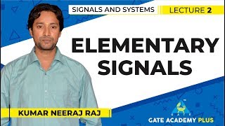 Signals and Systems  Module 1  Elementary Signals Lecture 2 [upl. by Artenra307]