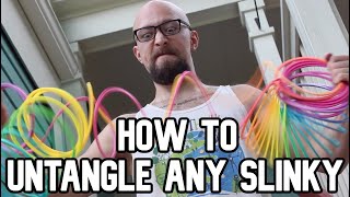 How to Untangle a Slinky [upl. by Narcho]