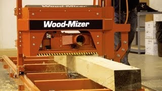 MP100 Log MoulderPlaner in Action  WoodMizer [upl. by Koerner]