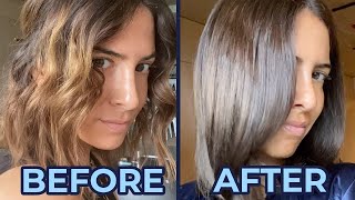 Dyeing My Hair At Home Follow Along With LOreal Excellence Light Ash Brown 61 [upl. by Pathe49]