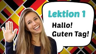 GERMAN LESSON 1 Learn German for Beginners  German Greetings 🤗 [upl. by Bega922]