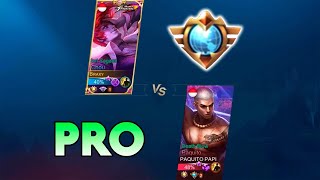 TOP GLOBAL CHOU VS PAQUITO  WIN OR LOSE  MLBB [upl. by Sualokin]