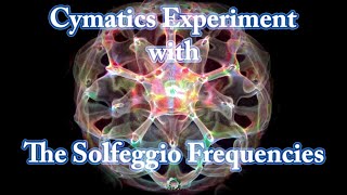 CYMATICSCIMATICACYMATIC Experiment 16 with The Solfeggio Frequencies 432 Hz [upl. by Lledo]