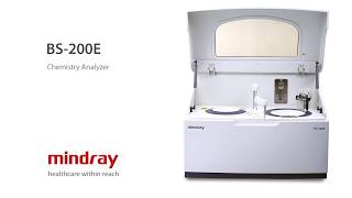 Mindray BS200E  Fully Auto Biochemistry Analyzer [upl. by Niko]