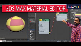 3ds max 2021 Material Editor Malayalam Tutorial [upl. by Arlee600]