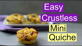 How to Make Crustless Mini Quiche [upl. by Rein]