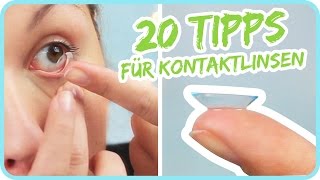 20 TIPPS für Kontaktlinsen [upl. by Anitnelav539]