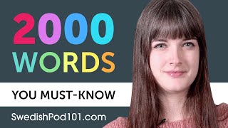 2000 Words Every Swedish Beginner Must Know [upl. by Nnalyrehc]