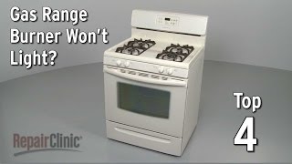 Top Reasons Gas Burner Won’t Light — Gas Range Troubleshooting [upl. by Eitac]