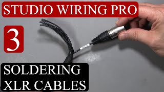 Soldering XLR Connectors Like A Pro [upl. by Bartosch]