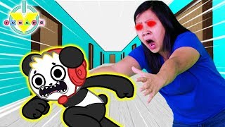 ESCAPE RYANS MOM  Lets Play Roblox Escape Mom Obby with Combo Panda [upl. by Ikkaj]