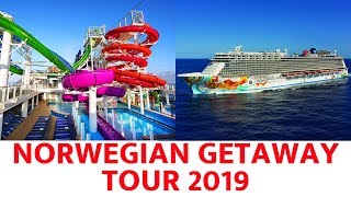 Norwegian Getaway Ship Tour 2019 [upl. by Eelloh]