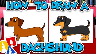 How To Draw A Dachshund [upl. by Gilmore256]