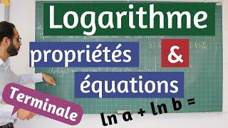 LOGARITHME  Propriétés et équations [upl. by Odnalor691]