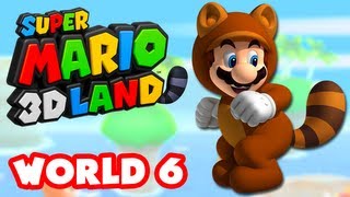 Super Mario 3D Land  World 6 Nintendo 3DS Gameplay Walkthrough [upl. by Atsirak684]