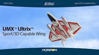 Eflite® UMX™ Ultrix™ BNF® Basic Aircraft [upl. by Dougal534]