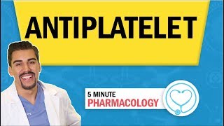 Pharmacology  Antiplatelet nursing RN PN NCLEX [upl. by Dorine]