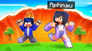 Were STRANDED By A Lava TSUNAMI In Minecraft [upl. by Vial572]