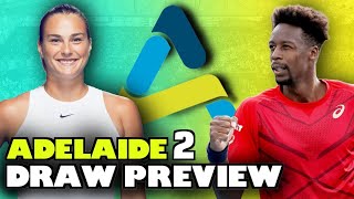 ATP amp WTA Adelaide 2 2022  Draw Preview amp Predictions  GTL Tennis Podcast 292 [upl. by Esimehc]