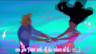 Karaoke  Instrumental  Pocahontas  Colors Of The Wind HQ  Lyrics [upl. by Lilac]