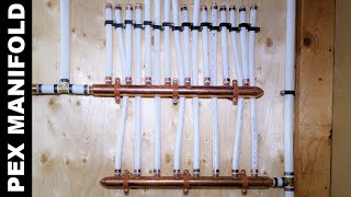 PEX Manifold System PEX Water Lines [upl. by Aiuqat]