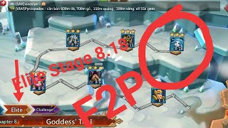 Lords Mobile  F2p Final Elite Stage 818 How to complete with F2P heroes very easy [upl. by Mastrianni903]