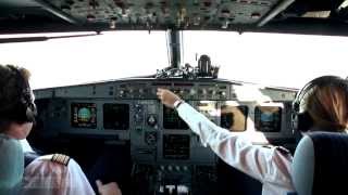 HD Cockpit Condor Airbus A320 landing [upl. by Llenral]