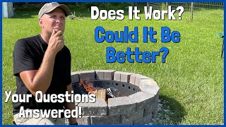 DIY Smokeless Fire Pit Review Your Questions Answered [upl. by Ytsirhc]