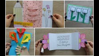 Kartki  Laurki na Dzień Nauczyciela  Teachers Day Cards DIY [upl. by Oap]