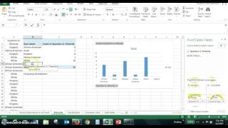 Using Pivot Table to create frequency distribution [upl. by Levins]