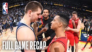 TRAIL BLAZERS vs NUGGETS  The Season Comes Down To The Wire  Game 7 [upl. by Aihppa706]