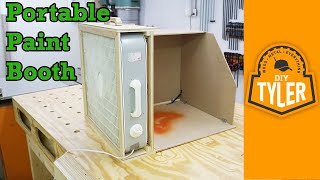 Portable Paint Spray Booth  How To [upl. by Bounds863]