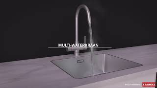 Franke multiwater kraan  Installatie video Perfect3 [upl. by Hsetirp]