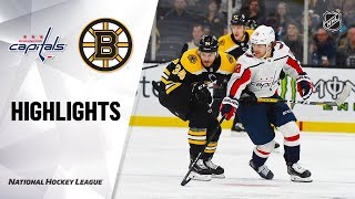 NHL Highlights  Capitals  Bruins 111619 [upl. by Illil]